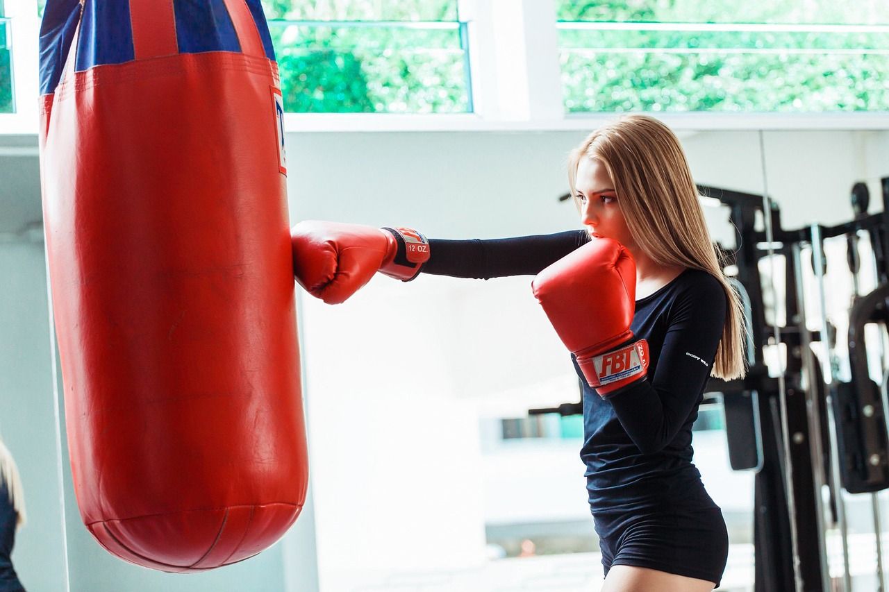 Akcesoria do trenowania damskiego boksu
